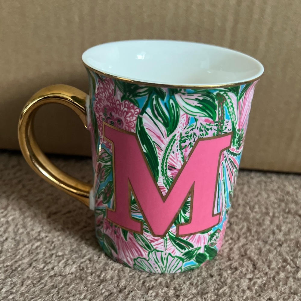 Lilly Pulizter Monogram Mug